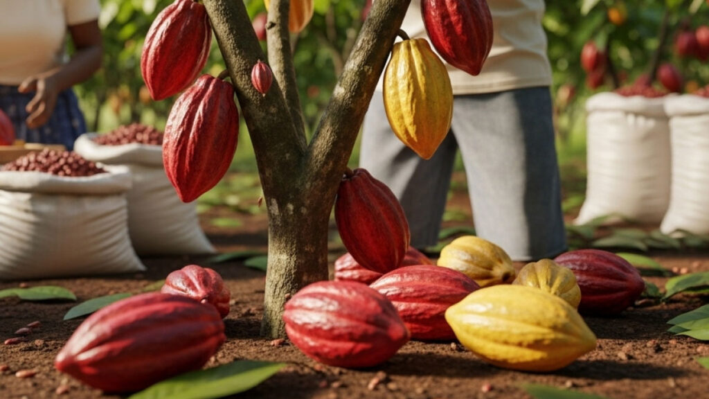 Cocoa-production